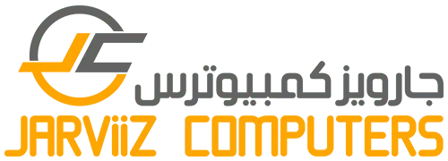 Jarviz Computers logo with Computer repair and service on a dark background.